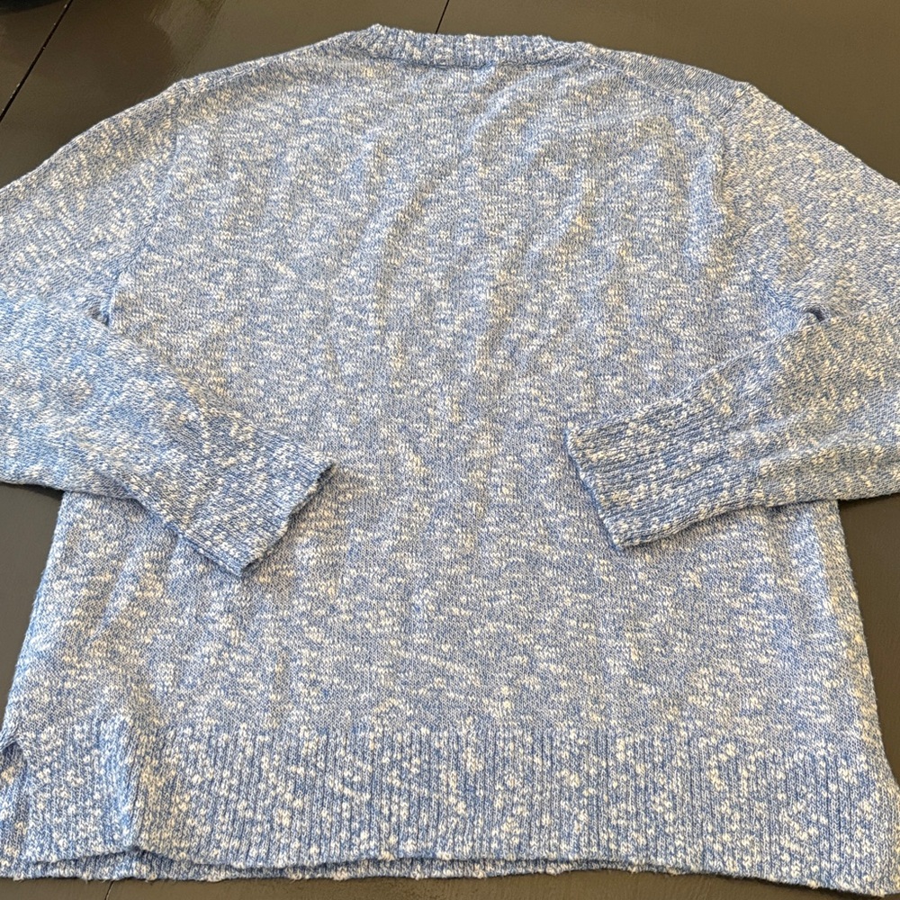 J. Crew blue Heather sweater - Picture 4 of 6
